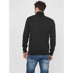 Black Cotton Turtleneck