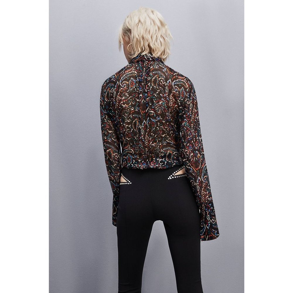 Multicolor Viscose Blouse