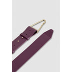 Purple Calfskin Regular Belt