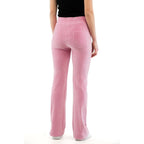 Multicolor Cotton Casual Pants