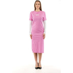 Multicolor Cotton Casual Dress