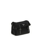 Black Polyamide Shoulder Bag