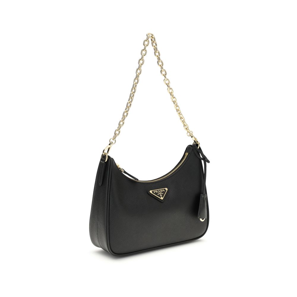 Black Calf Leather Bos Taurus Shoulder Bag