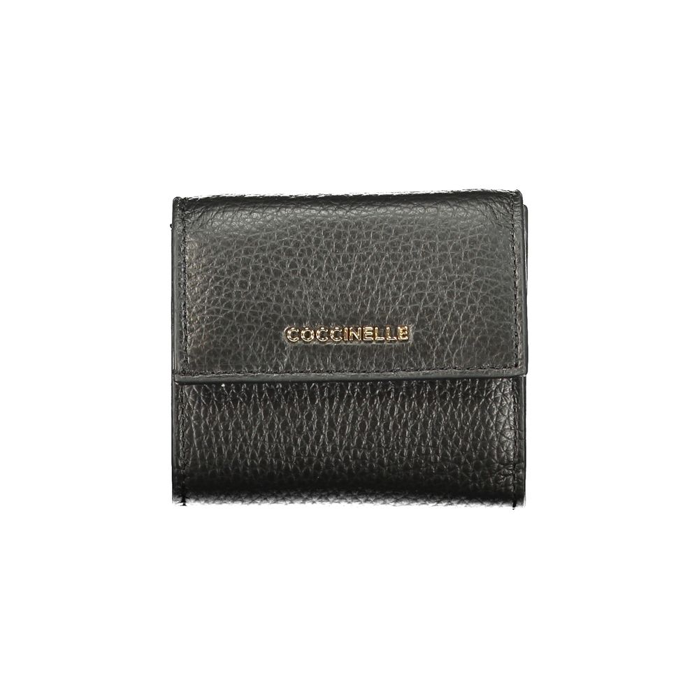 Black Leather Women Wallet
