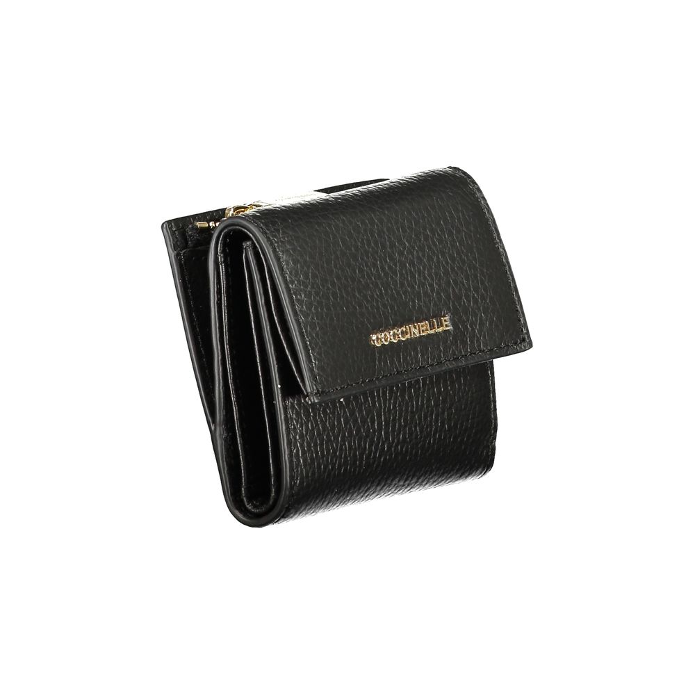 Black Leather Women Wallet