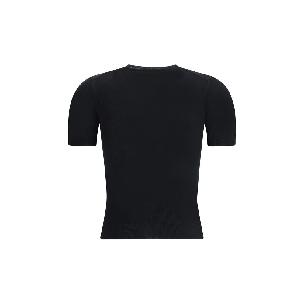 Black Cotton T-Shirt