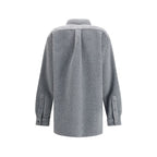 Gray Polyester Shirt