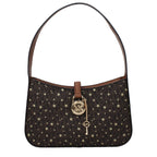 Brown Fabric Handbag
