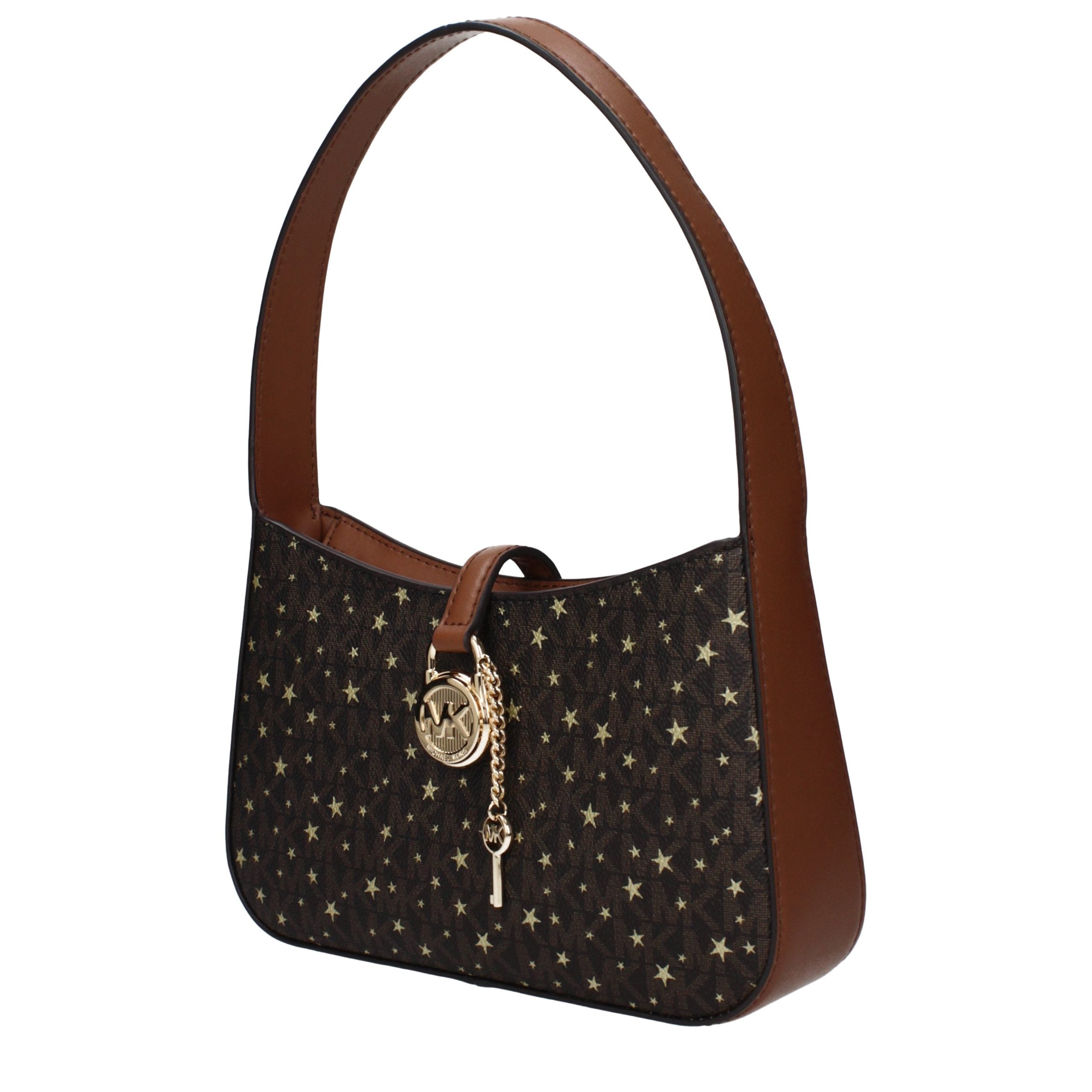 Brown Fabric Handbag