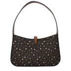 Brown Fabric Handbag