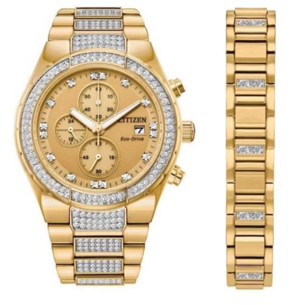 Gold Stainless Steel Bracelet Watch
