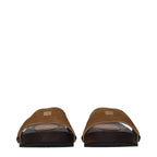 Brown Leather Slippers