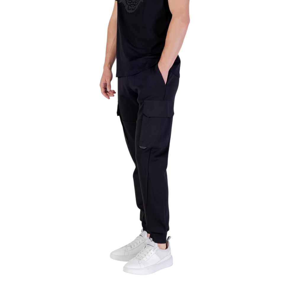 Black Cotton Joggers (Workout Pants)