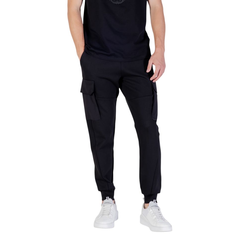Black Cotton Joggers (Workout Pants)