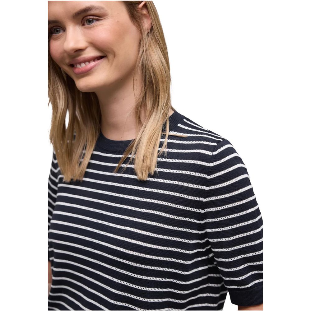 Blue Viscose T-Shirt