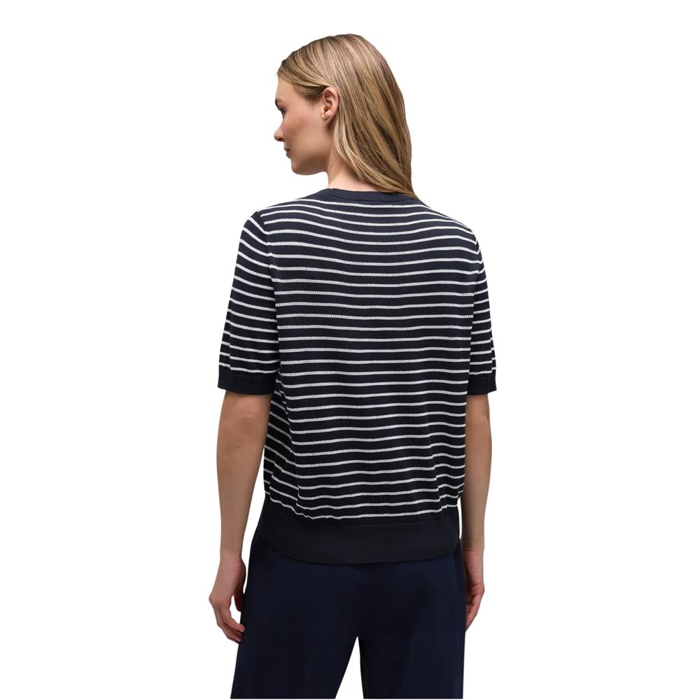 Blue Viscose T-Shirt