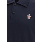 Blue Polyamide Polo Shirt