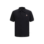 Black Polyamide Polo Shirt