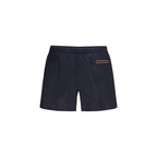 Blue Polyamide Short And Mini Shorts