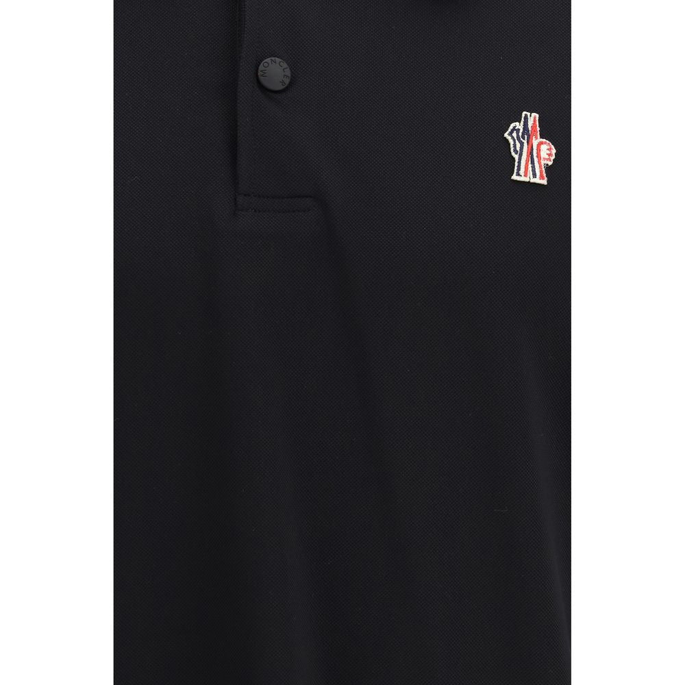 Black Polyamide Polo Shirt