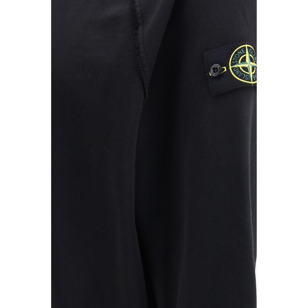 Black Cotton Sweatshirt