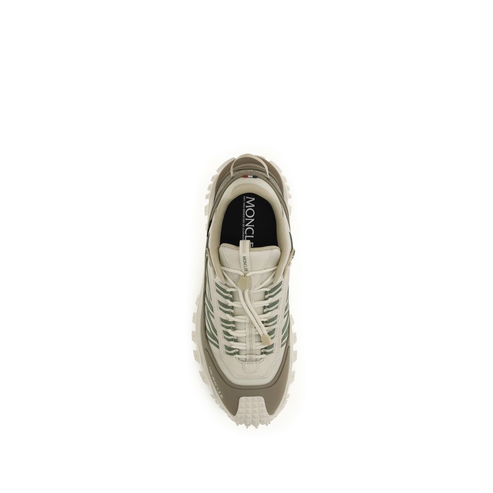 Beige Polyamide Athletic Sneakers
