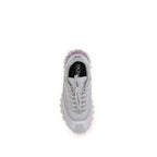 Purple Polyamide Athletic Sneakers