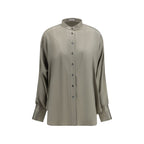 Bicolor Silk Shirt