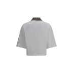 White Cotton Polo Shirt