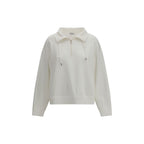 White Cotton Sweatshirt