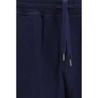 Blue Cotton Bermuda Shorts
