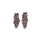 Bordeaux Silver Earrings