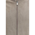 Bicolor Leather Jacket