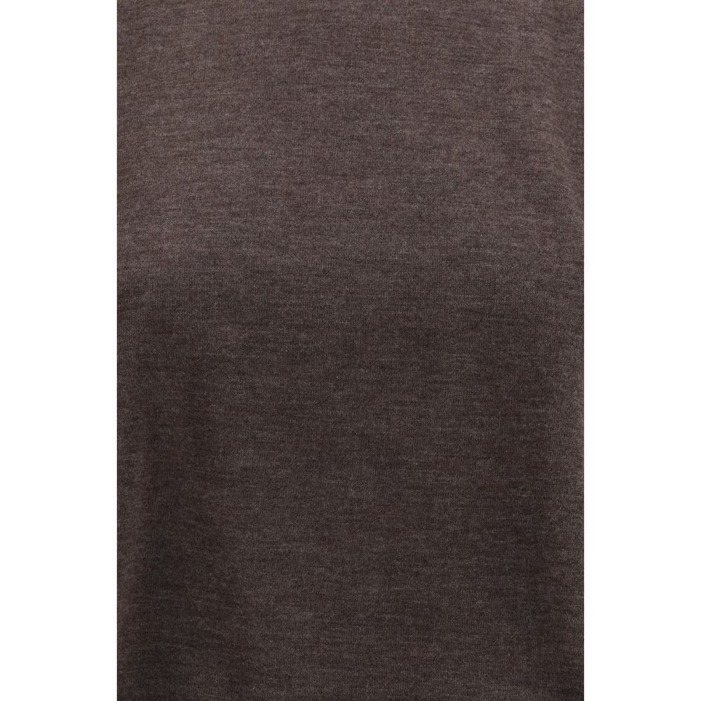 Brown Cashmere T-Shirt
