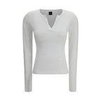 White Viscose Sweatshirt