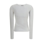 White Viscose Sweatshirt