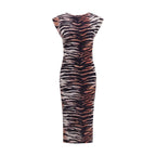 Multicolor Cotton Casual Dress