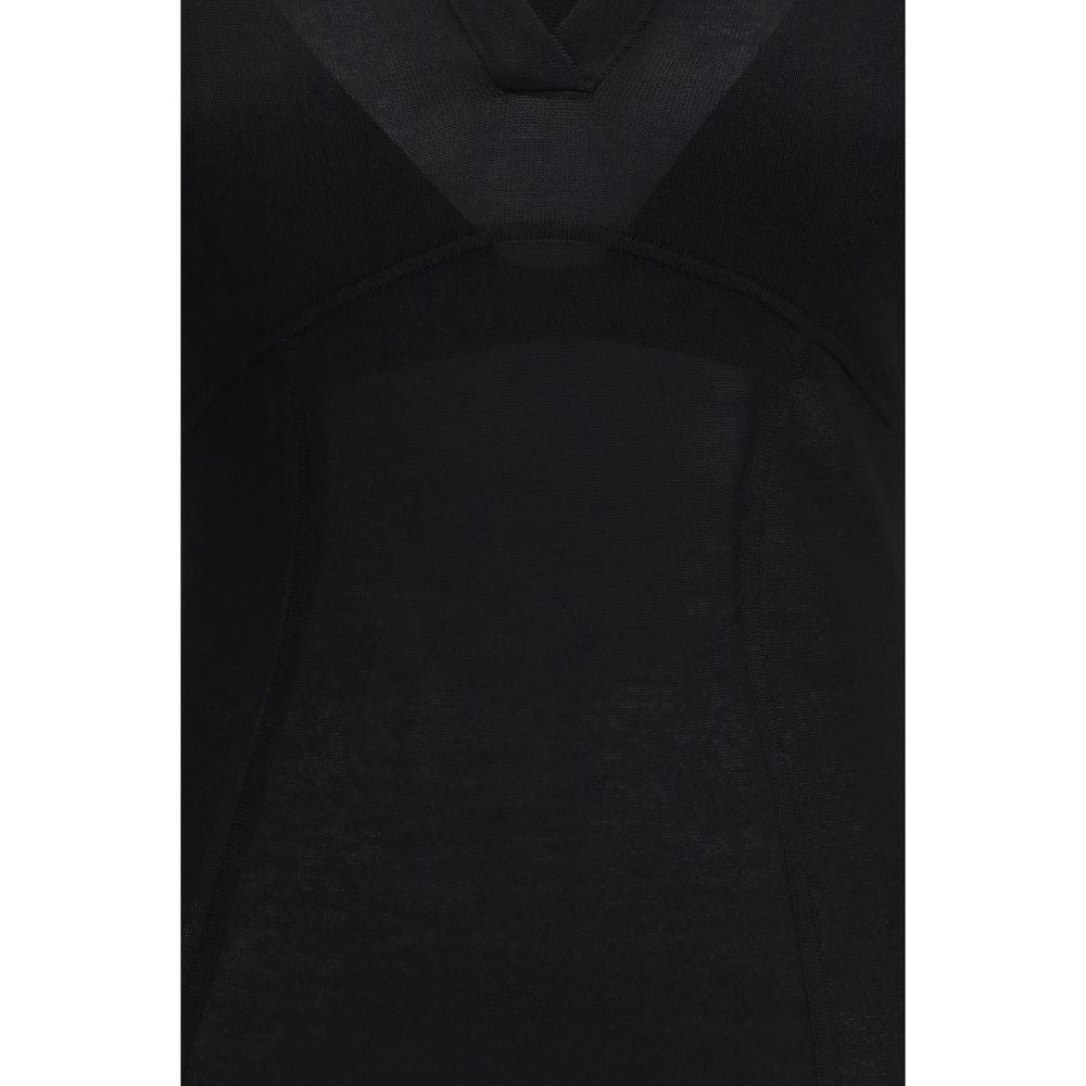 Black Viscose Sweatshirt