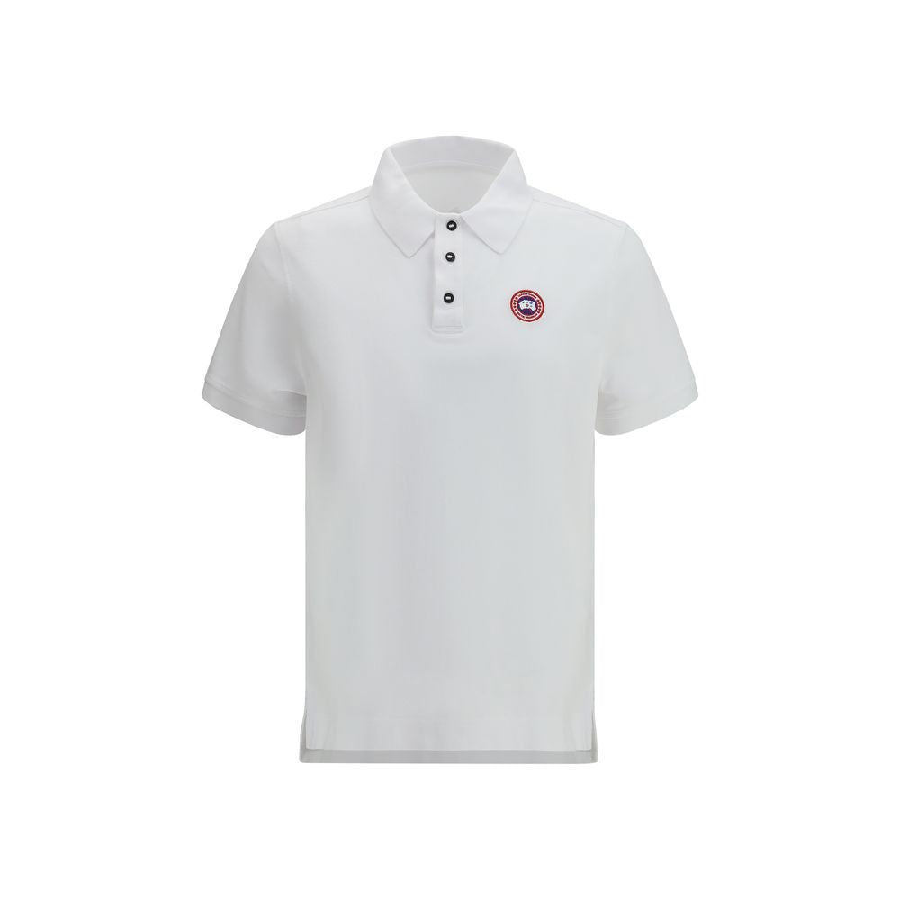 White Cotton Polo Shirt