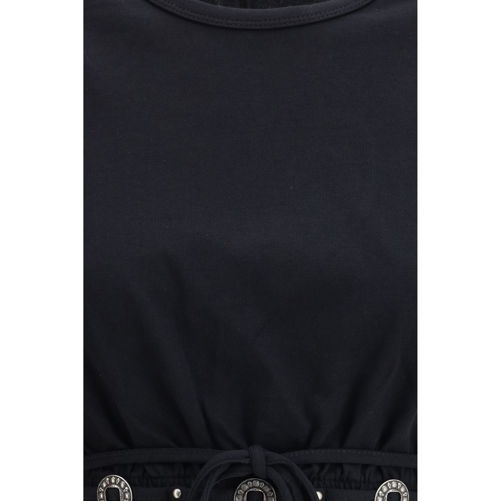 Black Cotton T-Shirt