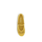 Bicolor Cotton Ballet Flats