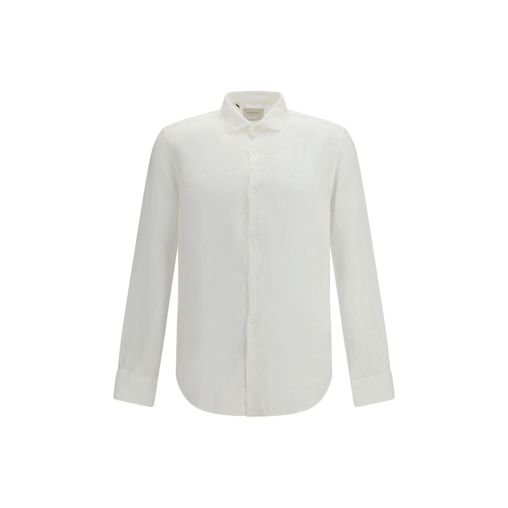 White Linen Dress Shirt