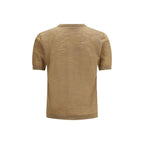 Beige Linen Shortsleeve Shirt