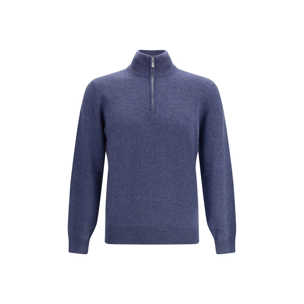 Blue Cashmere Sweater