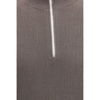 Brown Cotton Sweatshirt