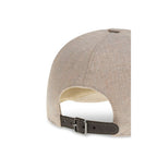 Beige Linen Cap (Baseball Hat)
