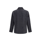 Gray Linen Pattern Shirt