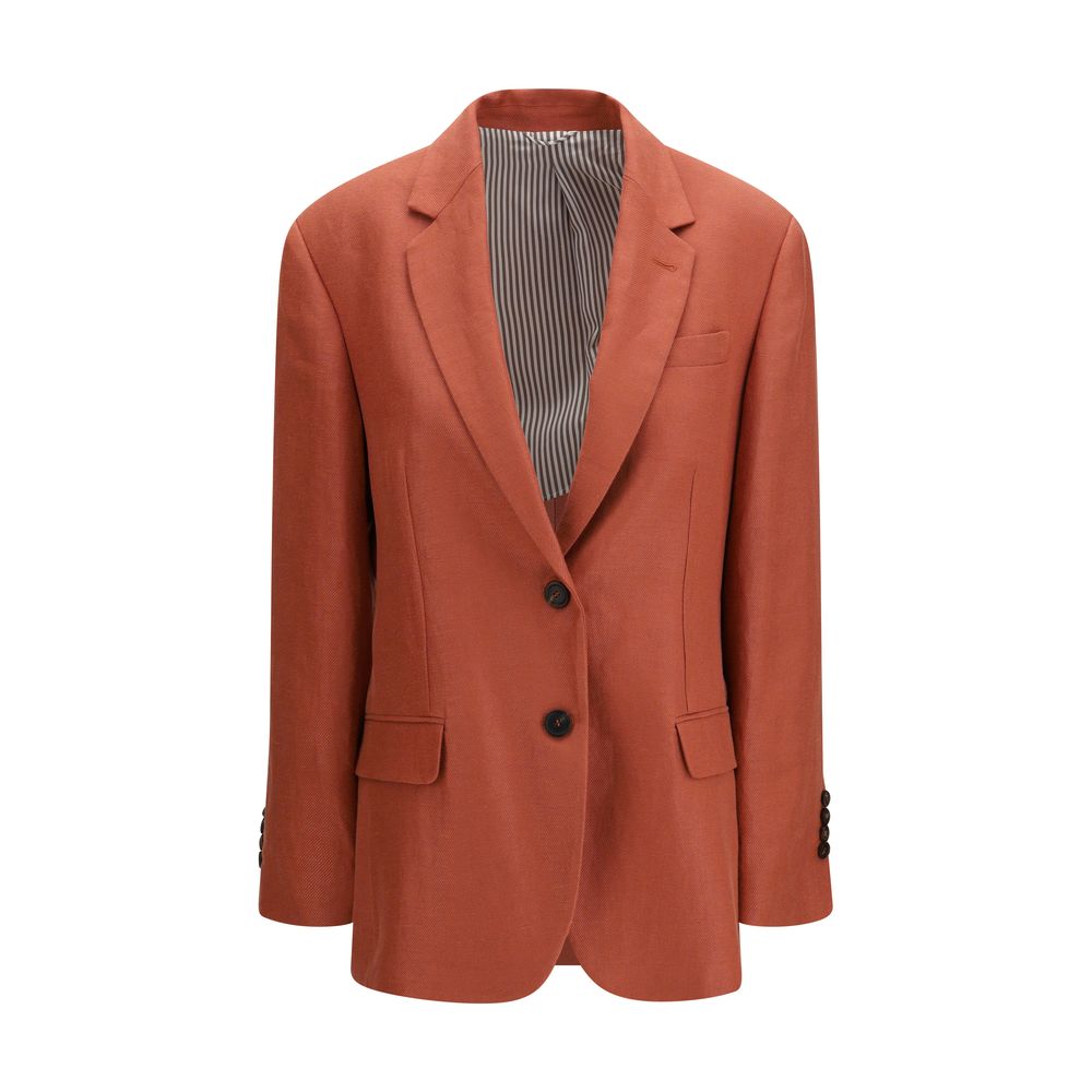 Multicolor Linen Blazer