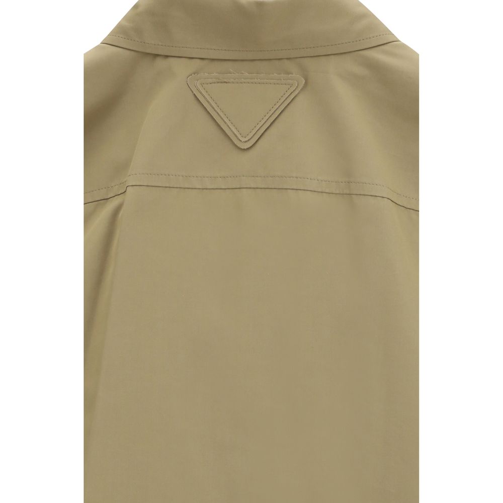 Beige Cotton Shirt