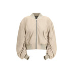 Beige Leather Jacket